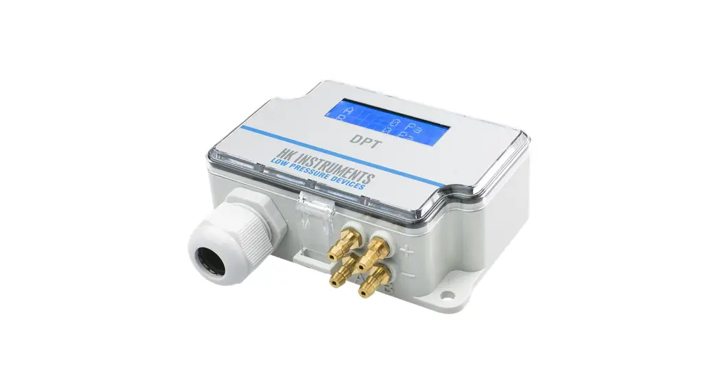 Hk Instruments Dpt-dual-mod-ahu Differential Pressure Transmitters Instruction Manual