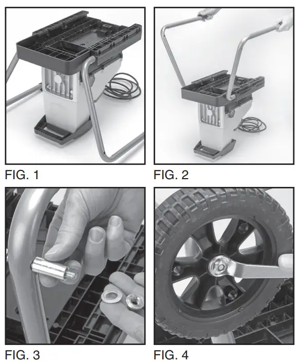 DRAPER 97974 230V Quiet Garden Shredder - ASSEMBLY 1