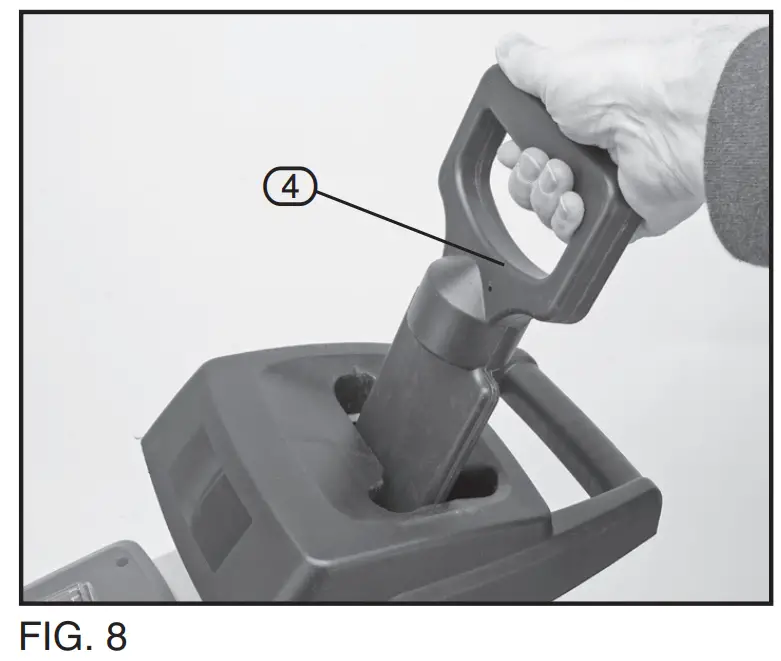 DRAPER 97974 230V Quiet Garden Shredder - ASSEMBLY 5