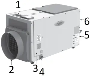 Aprilaire E080 80-Pint Energy Star Dehumidifier 2