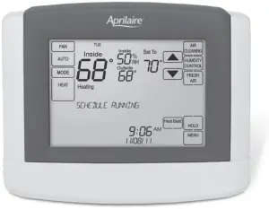 Aprilaire E080 - 8620 MAIN DISPLAY SCREEN