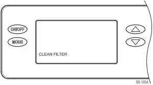 Aprilaire E080 - CLEAN OR REPLACE THE AIR FILTER