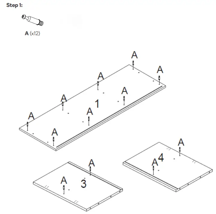 Kogan MOROCCO RATTAN BUFFET - ASSEMBLY1