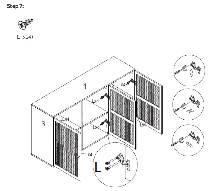 Kogan MOROCCO RATTAN BUFFET - ASSEMBLY10