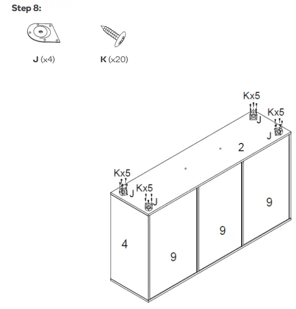 Kogan MOROCCO RATTAN BUFFET - ASSEMBLY11