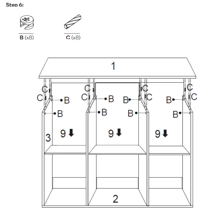Kogan MOROCCO RATTAN BUFFET - ASSEMBLY8