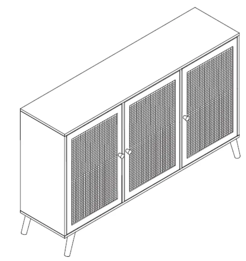 Kogan MOROCCO RATTAN BUFFET