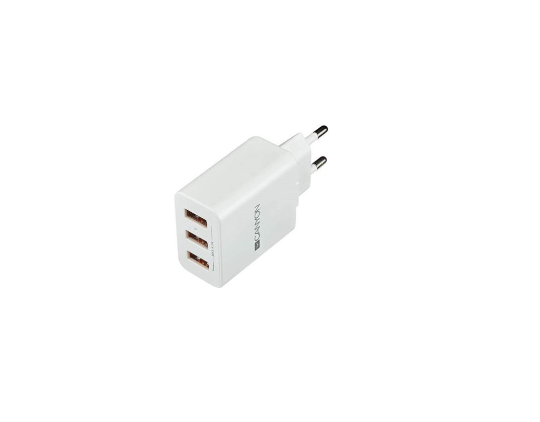 Canyon Cne-cha05 3-port Usb 4.2a Wall Charger User Guide Canyon Cne-cha05 3-port Usb 4.2a Wall Charger User Guide