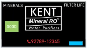 KENT Mineral RO Water Purifiers Instructions