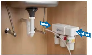 Connect the supply lines