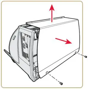 Intermec PM43 MID Range Industrial Barcode Printer -electronics cover 2