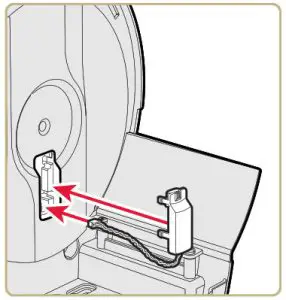 Intermec PM43 MID Range Industrial Barcode Printer -install the rotation hanger 3