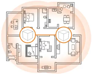 Tenda nova AC2100 Tri-band Whole Home Mesh WiFi System MW12 - secondary node