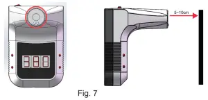 JG MAKER Non-contact K3 Wall Mounted Infrared Temperature Measurement Forehead Thermometer - figure 4