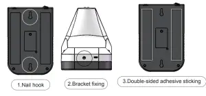 JG MAKER Non-contact K3 Wall Mounted Infrared Temperature Measurement Forehead Thermometer - figure 7