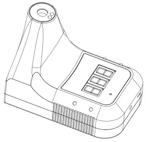 JG MAKER Non-contact K3 Wall Mounted Infrared Temperature Measurement Forehead Thermometer - logo