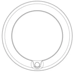 FEIT Electric CM7.5 Rechargeable LED Ceiling Light with Remote Control 35 Watt Hours