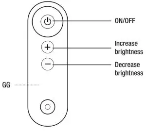 FEIT Electric CM7.5 Rechargeable LED Ceiling Light with Remote Control 35 Watt Hours - Remote Control