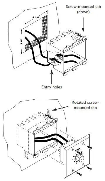 BOGEN AT10A Attenuators For 25V70V Speaker - Attenuator Installation