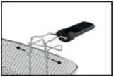 Fitting handle to frying basket B