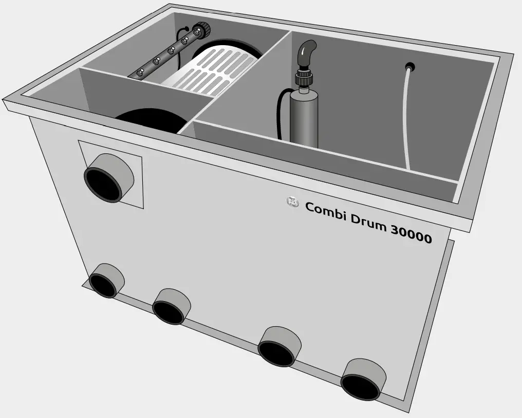 SuperFish Combi Drum 30000 Pump Fed Filter