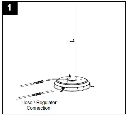 Hiland NG-HB Tall Natural G Patio Heater fig 17