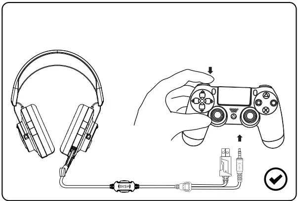 EKSA E3000 Wired Gaming Headset - System