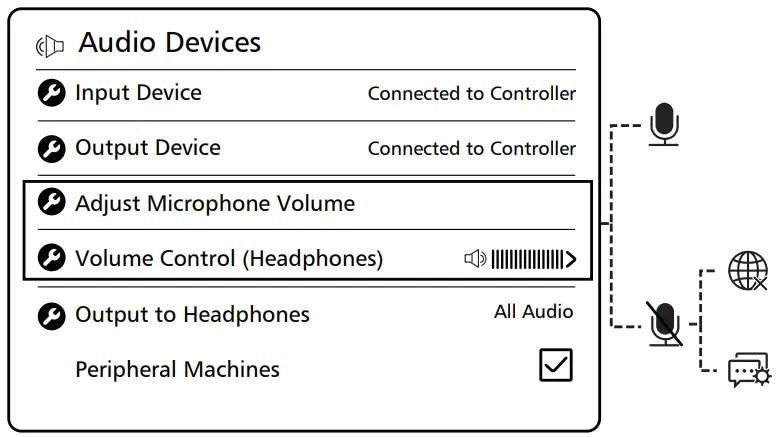 EKSA E3000 Wired Gaming Headset - chat setting