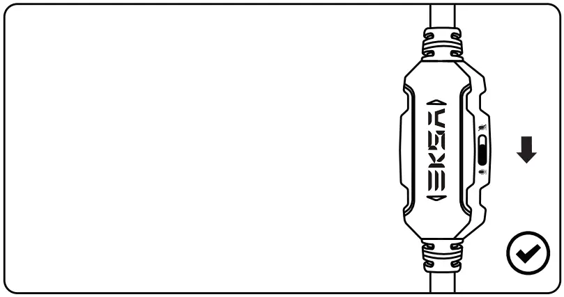 EKSA E3000 Wired Gaming Headset - turned on2