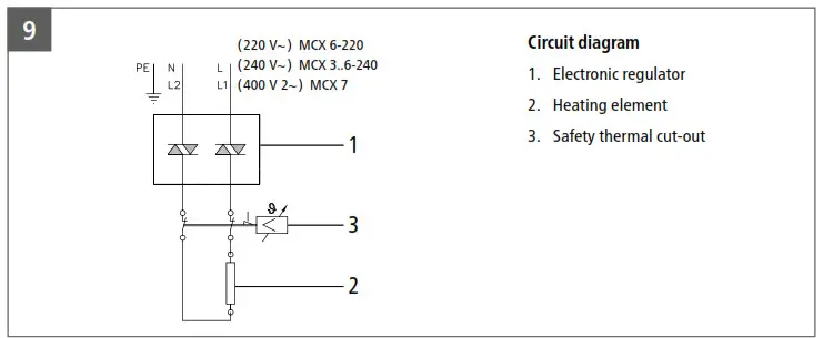 CLAGE MCX 3..7 E-Mini Instant Water Heater - 9