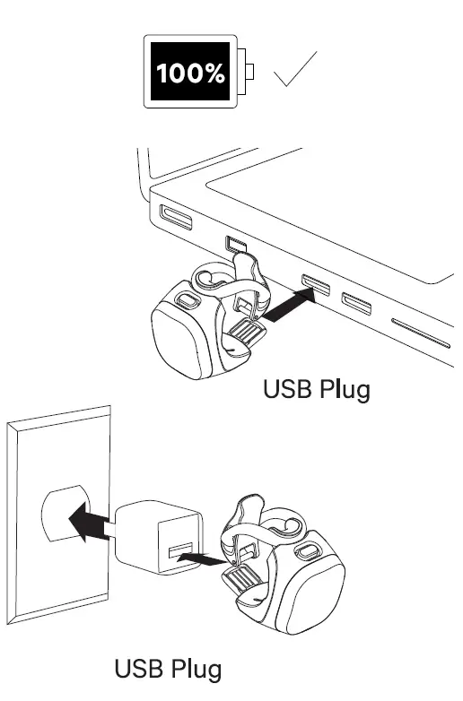 Blinder Mini Chippy Front Light Black FIG 1