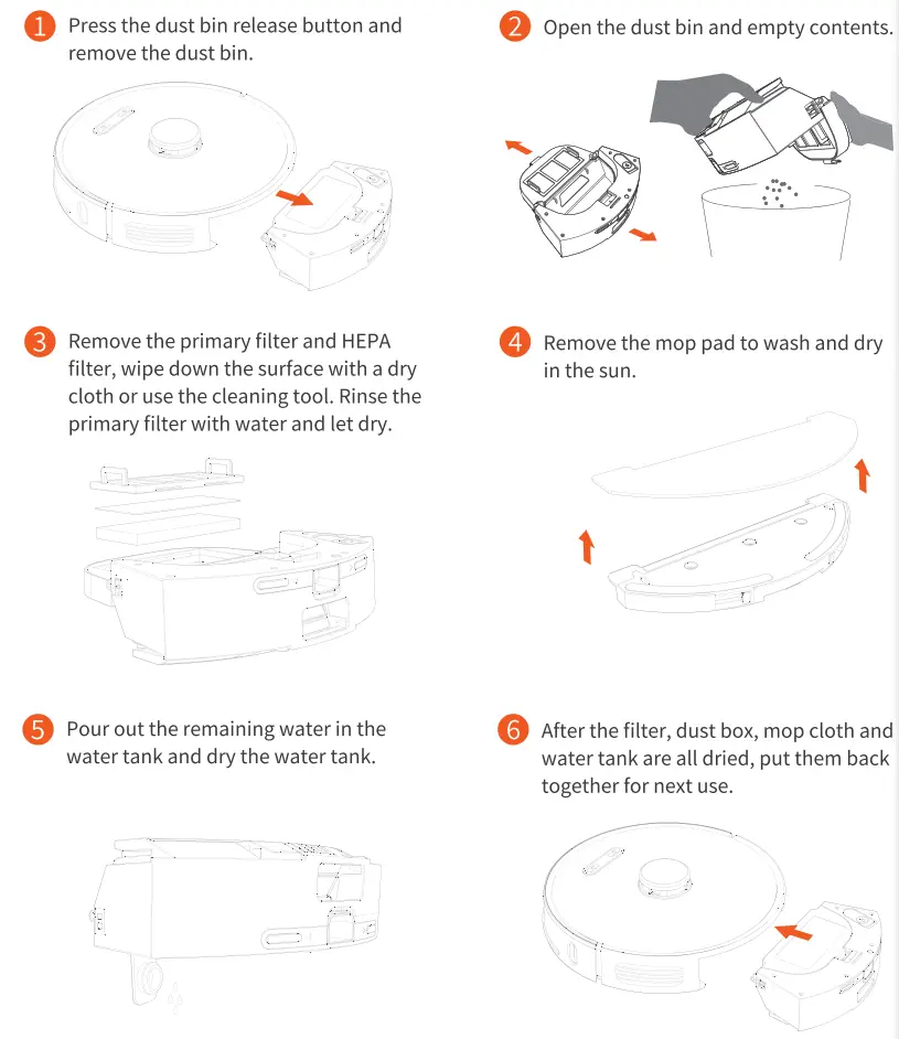 Ultenic T10 Robot Vacuum and Mop with Self Empty Station-fig13