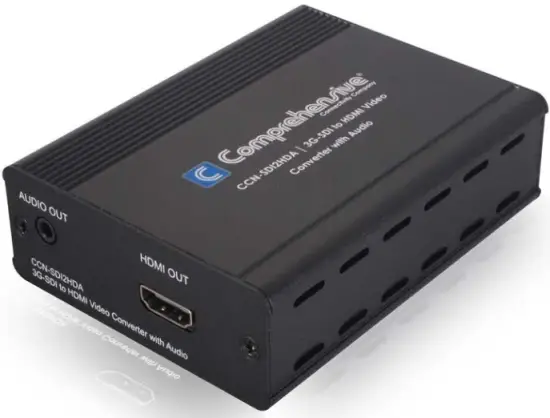 Comprehensive CCN-SDI2HDA 3G SDI to HDMI Converter