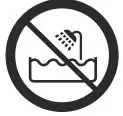 Do not immerse the appliance in water