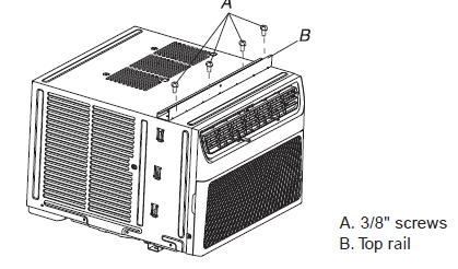 EQK 5000 BTU Electronic Window Air Conditioner FIG 8