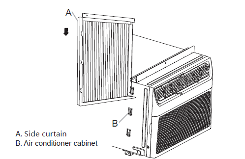 EQK 5000 BTU Electronic Window Air Conditioner FIG 9