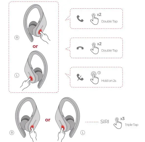 MPOW Flame Lite True Wireless Earbuds - INCOMING CALL