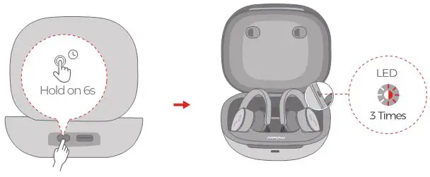 MPOW Flame Lite True Wireless Earbuds - RESET