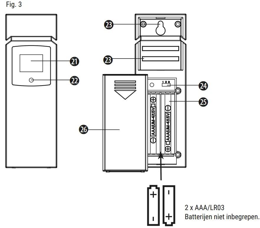 BRESSER 7007402 VentAir Thermo Hygrometer with Ventilation Notification - fig 3