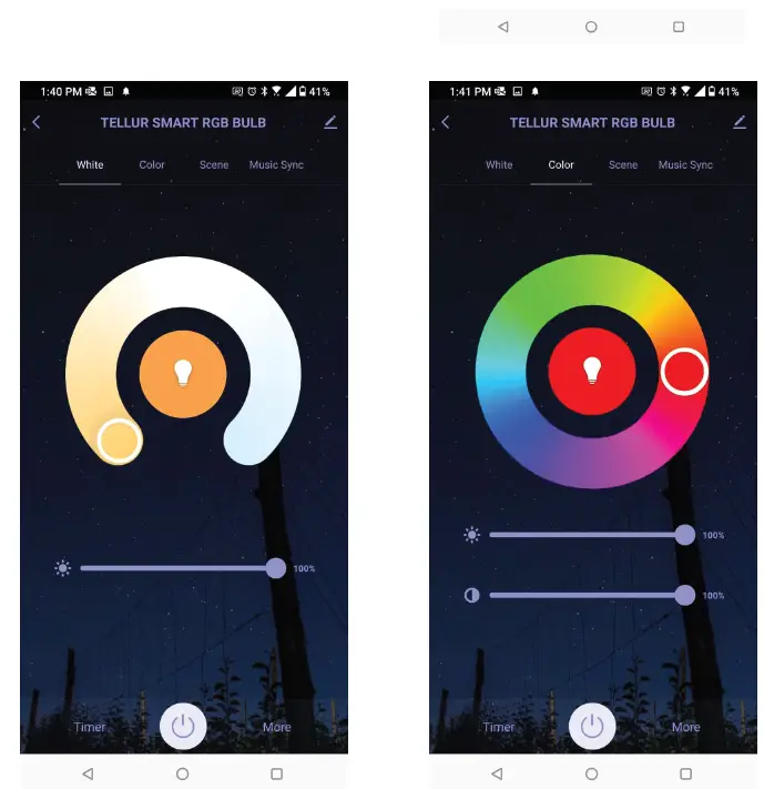 TELLUR TLL331331 E27 WiFi Smart Bulb 6