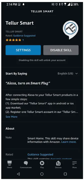 TELLUR TLL331331 E27 WiFi Smart Bulb 9