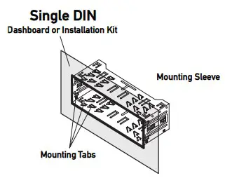 diagramDual AM FM Stereo Radio Bluetooth Dashboard