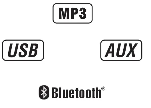 Dual AM FM Stereo Radio Bluetooth MP3 usb