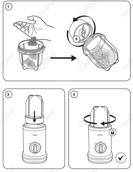 VonHaus 2013124 4 In 1 Blender - OPERATION 2