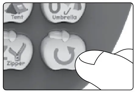 vtech 80-139060 ABC Learning Apple Interactive Alphabet and Phonics Toy - Help Button