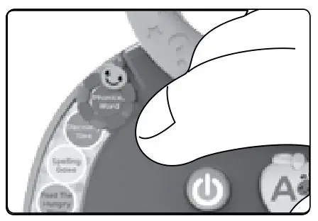 vtech 80-139060 ABC Learning Apple Interactive Alphabet and Phonics Toy - Mode Selector