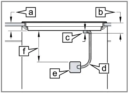 BOSCH 500 Series NET8069SUC Electric Cooktop - Cutout dimensions 8