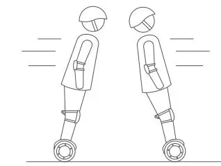 ninebot Electric Scooter with LED Light, Powerful and Portable User Manual - DO NOT accelerate or decelerate abruptly