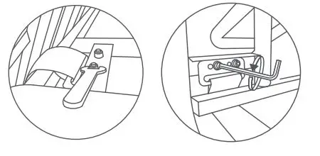 ninebot Electric Scooter with LED Light, Powerful and Portable User Manual - Use the open-end wrench to tighten the nut