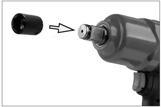 Clarke CAT204 3 4 Inch Air Impact Wrench - 4